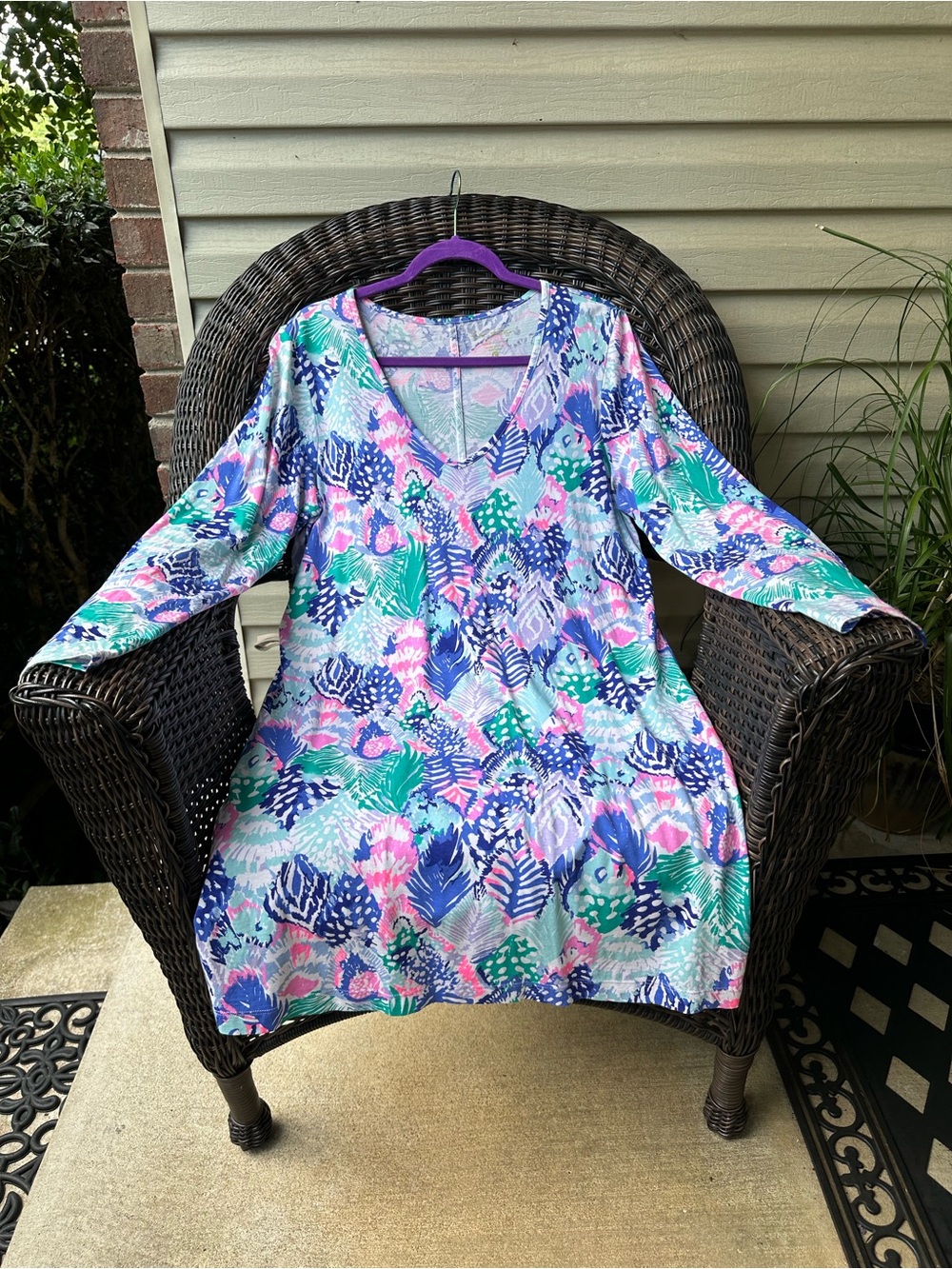 Lilly Pulitzer Beacon Dress Quill Out L